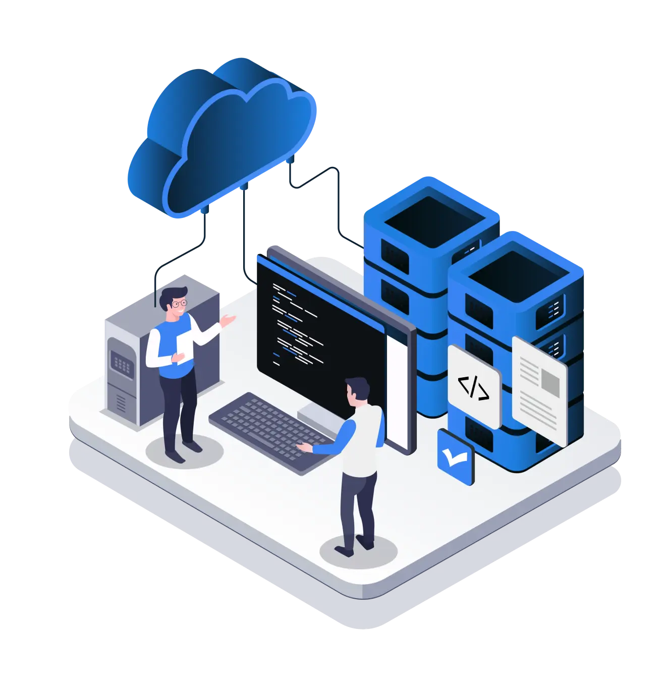 Web design and development team